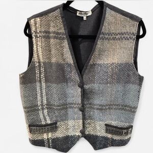 Gray Wool Vest
